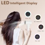 KARFUN Phon Capelli Professionale, 1500W Asciugacapelli Ionico Professionale, 400 Milioni di Ioni Negativi, 110000 RPM Asciugatura Rapida, Regolazione Intelligente Temperatura, Basso Rumore - Image 6