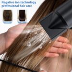 MMK Asciugacapelli Ionico, Phon Capelli Professionale, Phon da 200 Milioni di Ioni Negativi, Asciugatura Rapida 110000 giri/min ad Alta Velocità per Asciugatura Rapida, 57dB Rumore Basso per Viaggi - Image 7