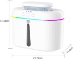COO Humidifiers for Bedroom, 2L Tank for Large Room, 30 Hour Runtime, 28dB Quiet Cool Mist Humidifier for Home, Baby Nursery, Plants, Indoor, Office, Easy to Fill & Clean,Night Light and Auto Shut-off - Image 2