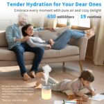 650ml Tank Portable Mini Humidifier - Image 6